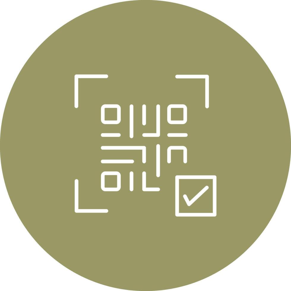 QR Code Link Icon Design vector