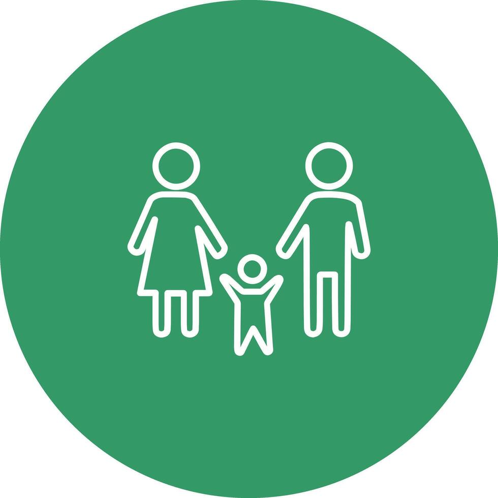 Family Photo Icon Design vector