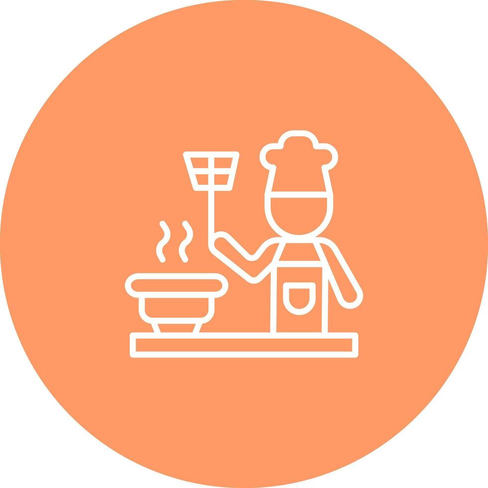 Cooking Together Icon Design vector
