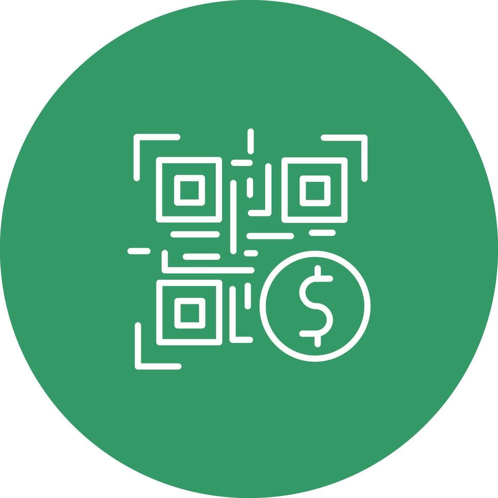 QR Code Payment Icon Design vector