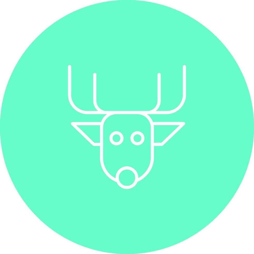 Rudolf Icon Design vector