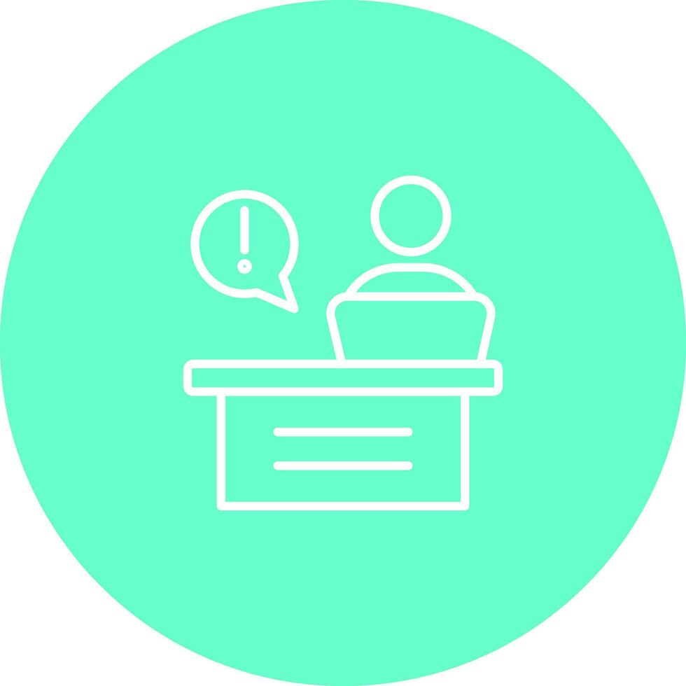 Service Desk Icon Design vector