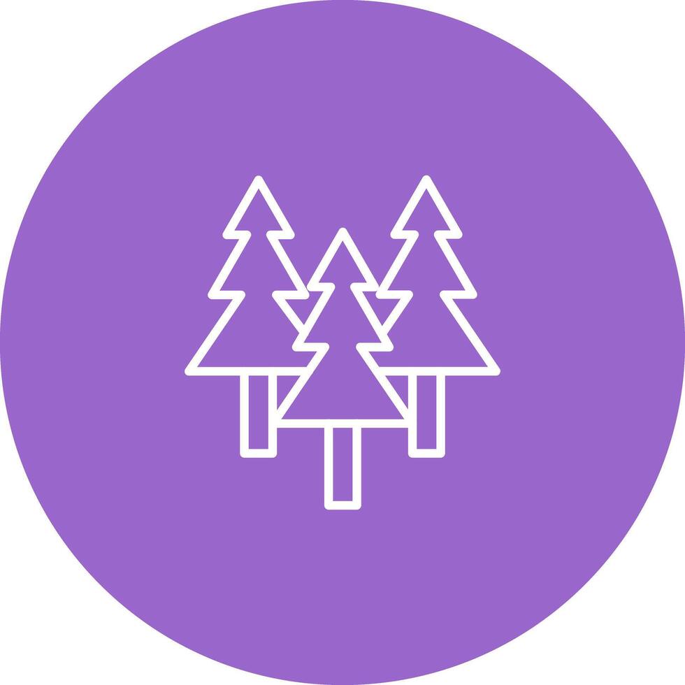 Evergreen Tree Icon Design vector