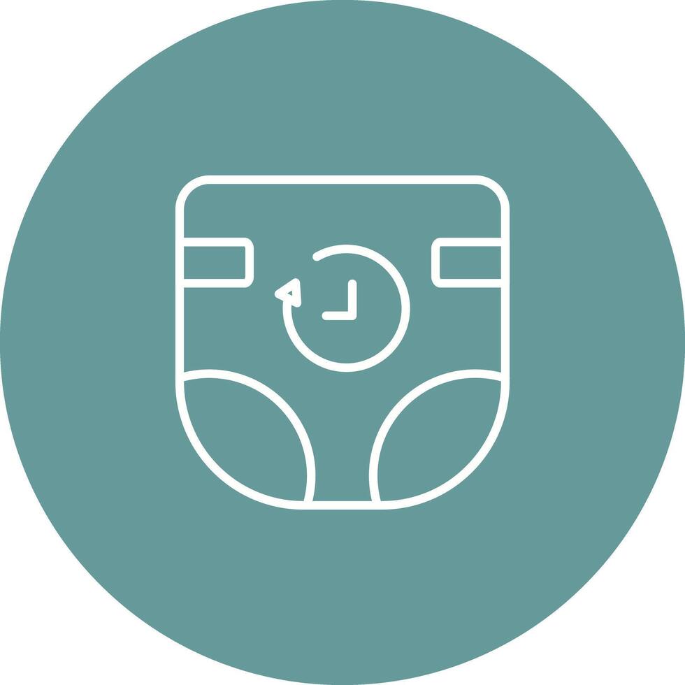 Diaper Duty Icon Design vector