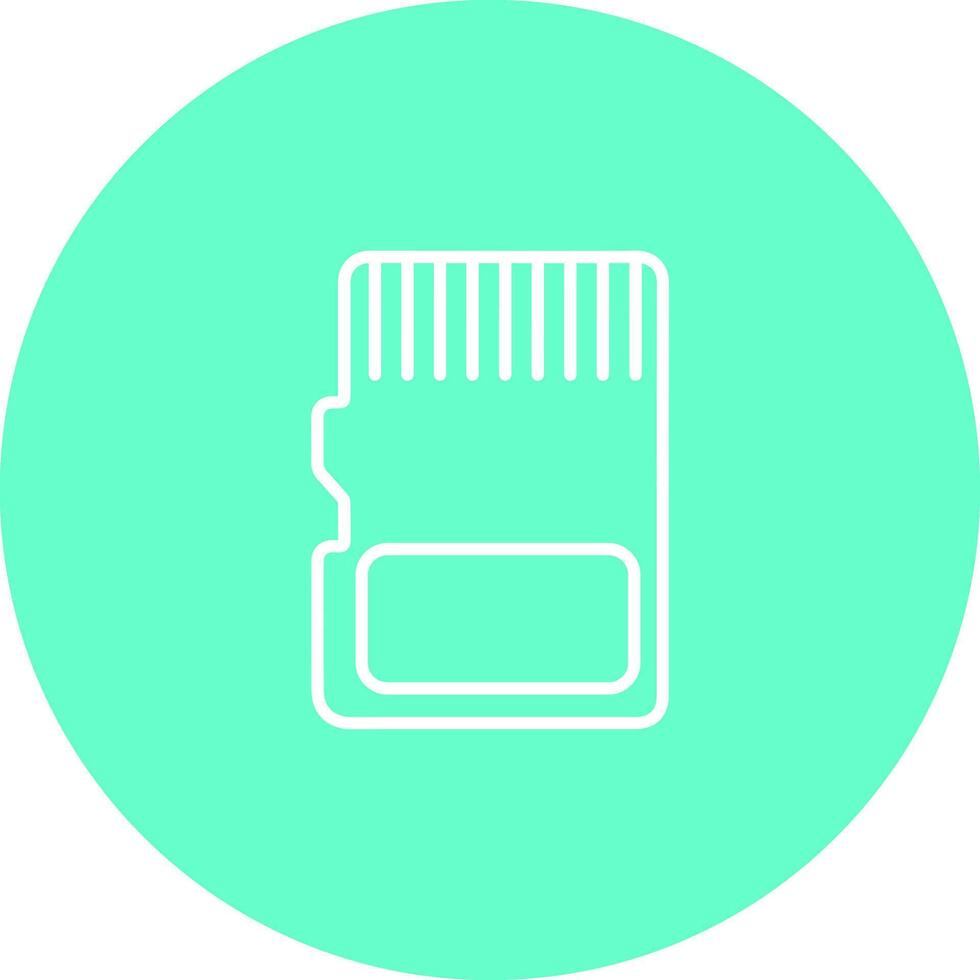 Memory Cards Icon Design vector