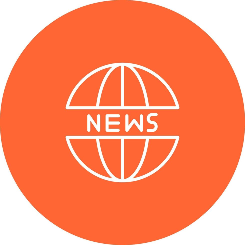 News Website Icon Design vector