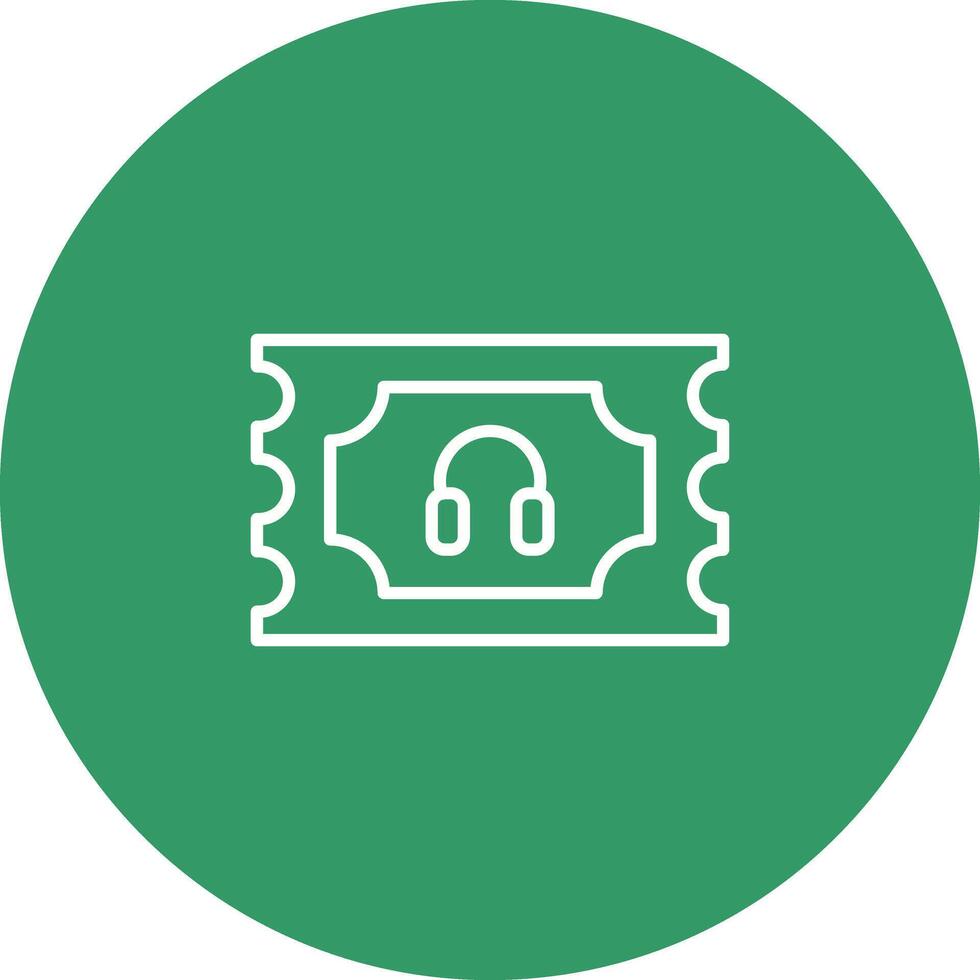 Support Ticket Icon Design vector
