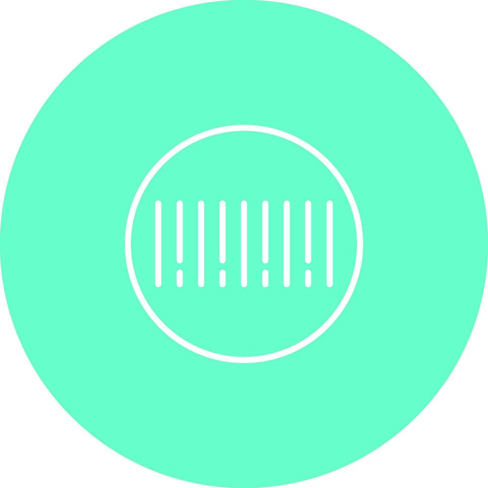 Barcode Sticker Icon Design vector