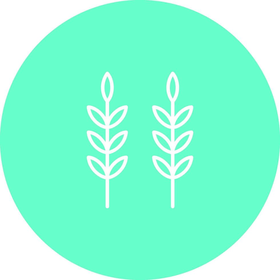 Sheaf of Rice Icon Design vector