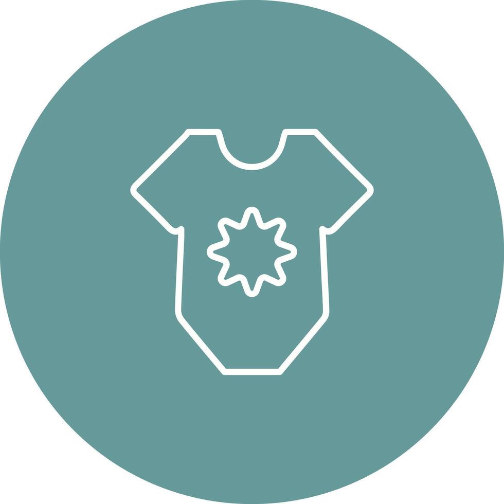 Adorable Onesies Icon Design vector