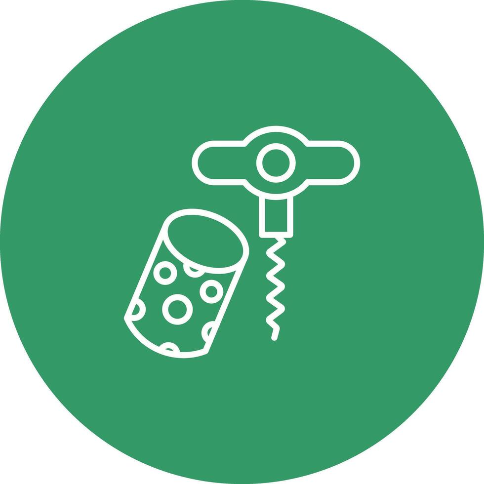 Wine Cork Icon Design vector
