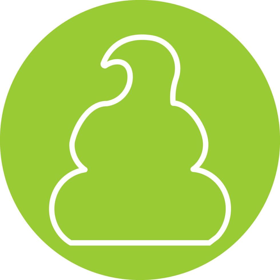 Pile of Poo Icon Design vector