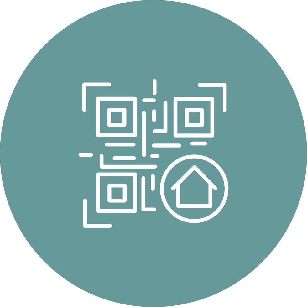 QR Code Menu Icon Design vector