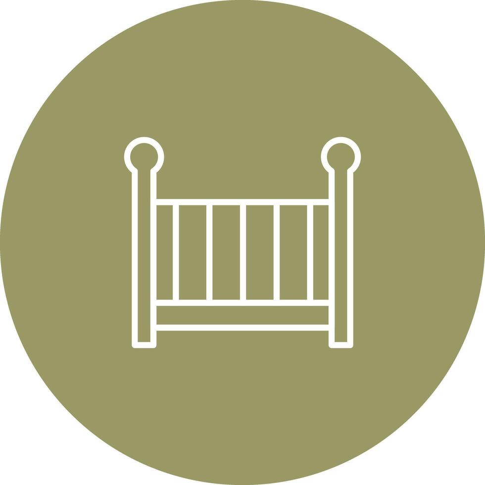Nursery Cots Icon Design vector