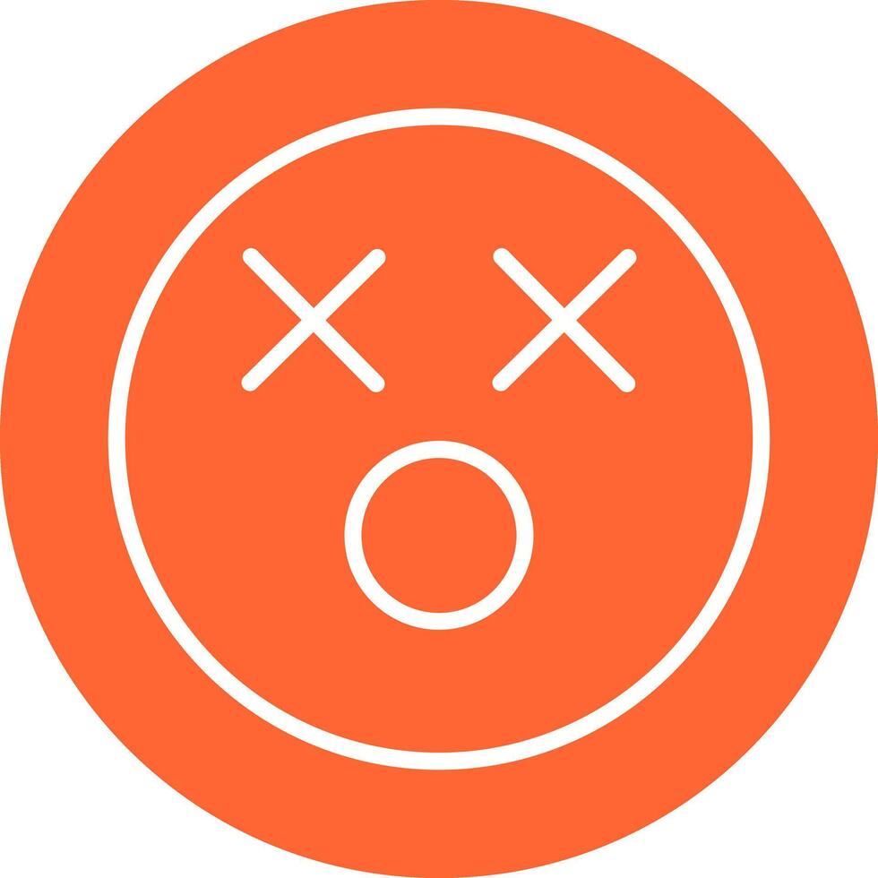 Dizzy Face Icon Design vector