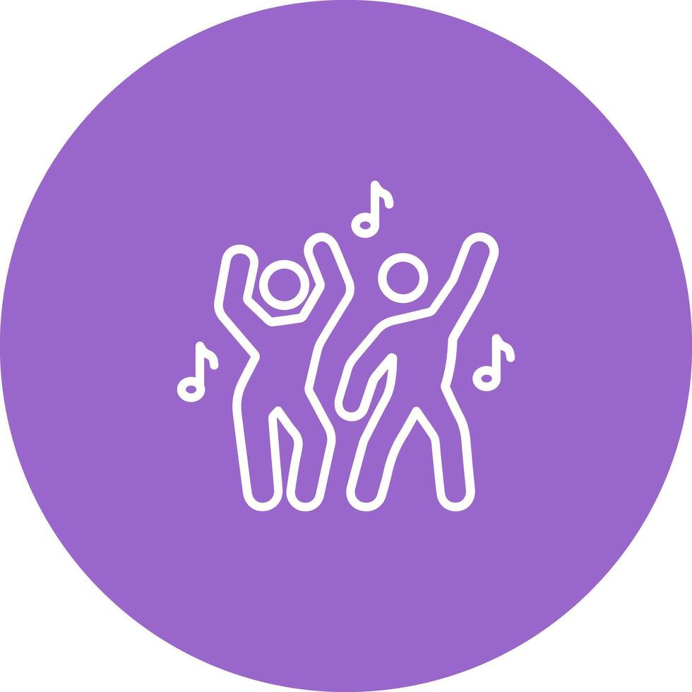 Music and Dance Icon Design vector