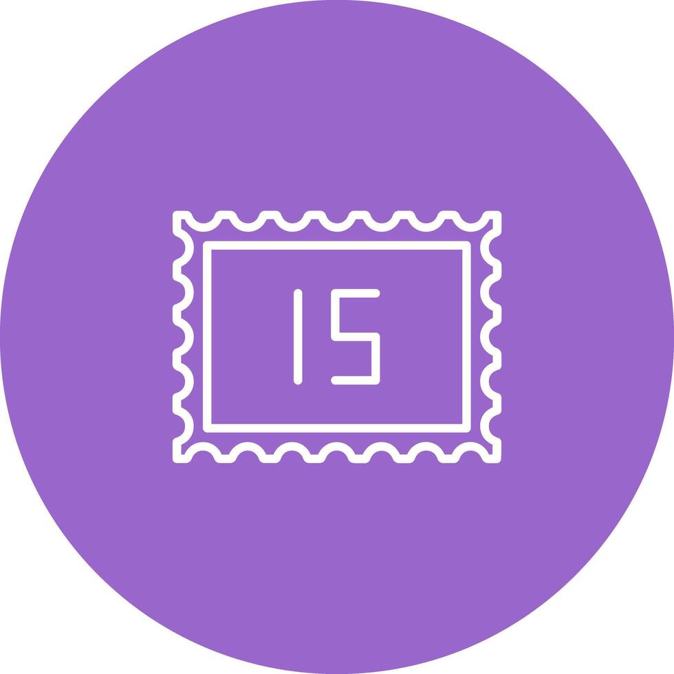 Postage Due Icon Design vector