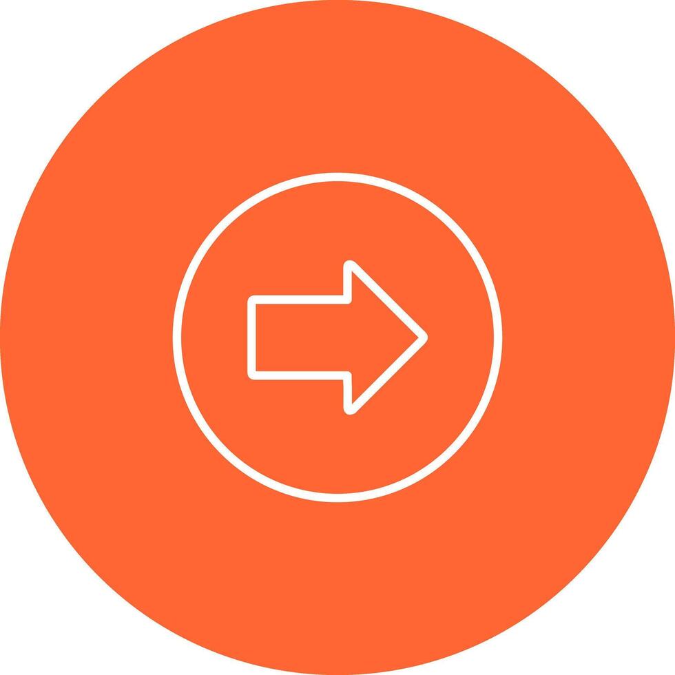 Right Arrow Icon Design vector