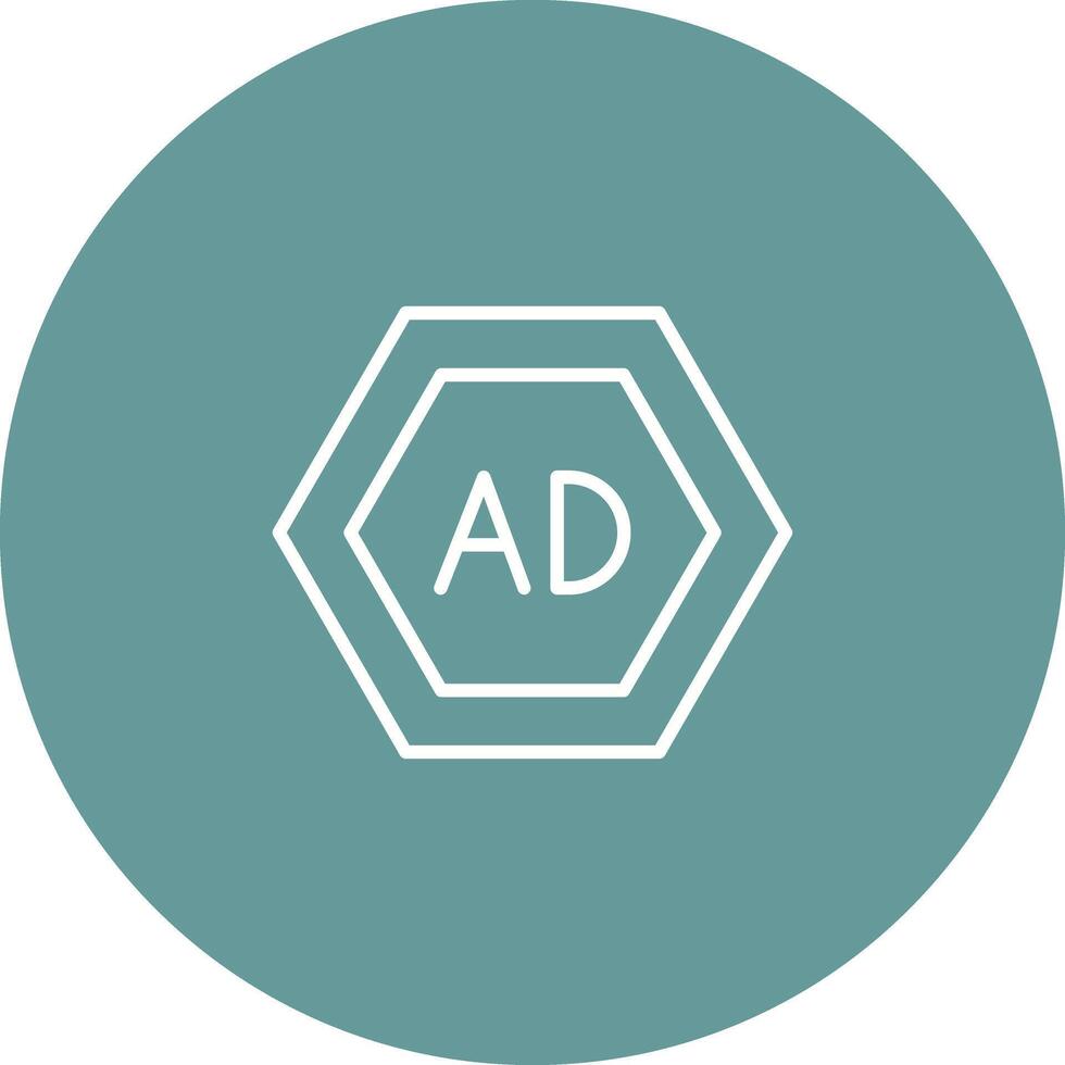 Ad Blocker Icon Design vector