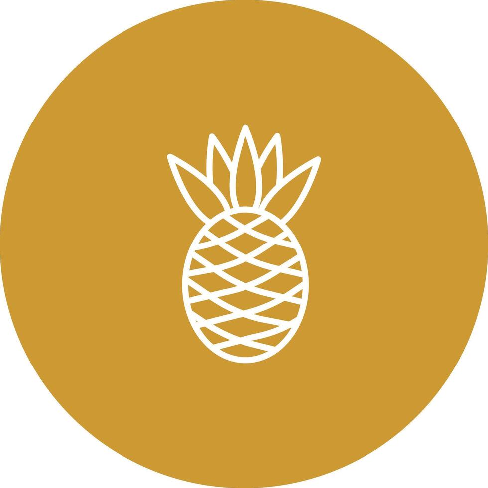 Pineapple Icon Design vector
