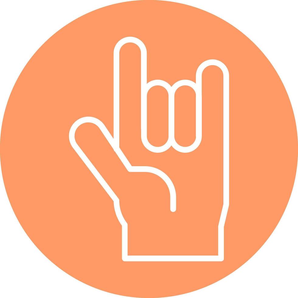 Love You Gesture Icon Design vector