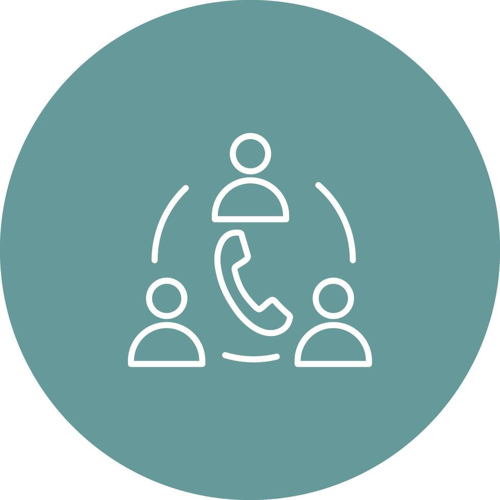 Contact Team Icon Design vector