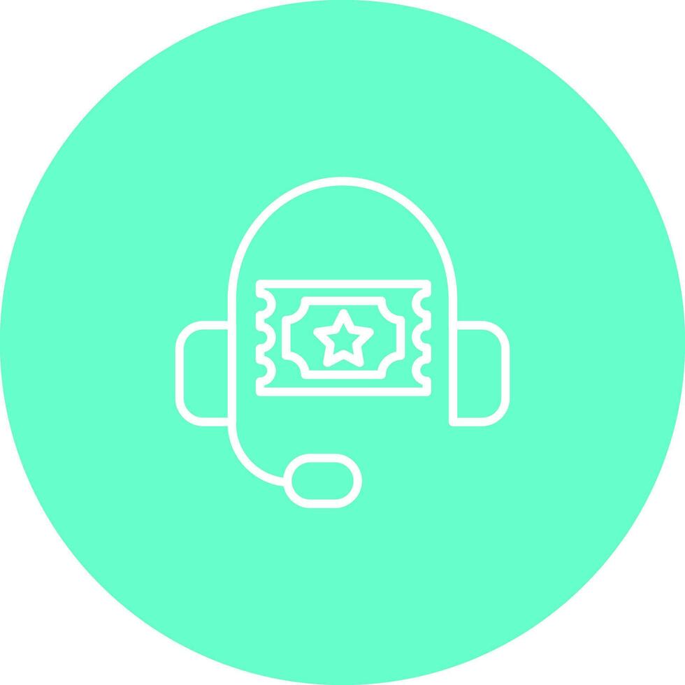 Support Ticket Icon Design vector