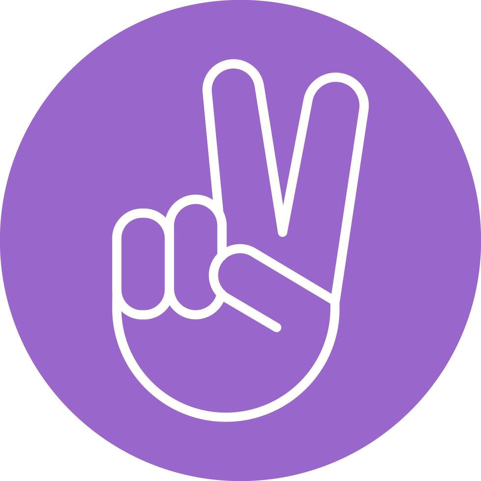 Victory Hand Icon Design vector