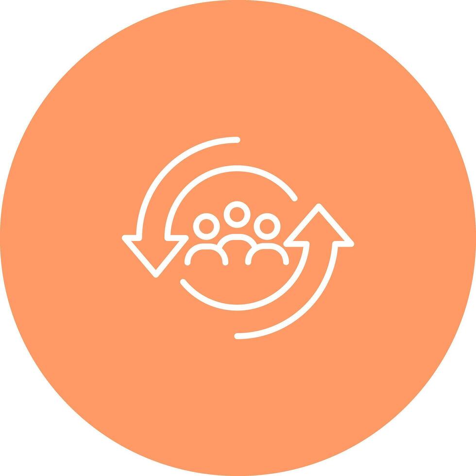 Career Change Icon Design vector