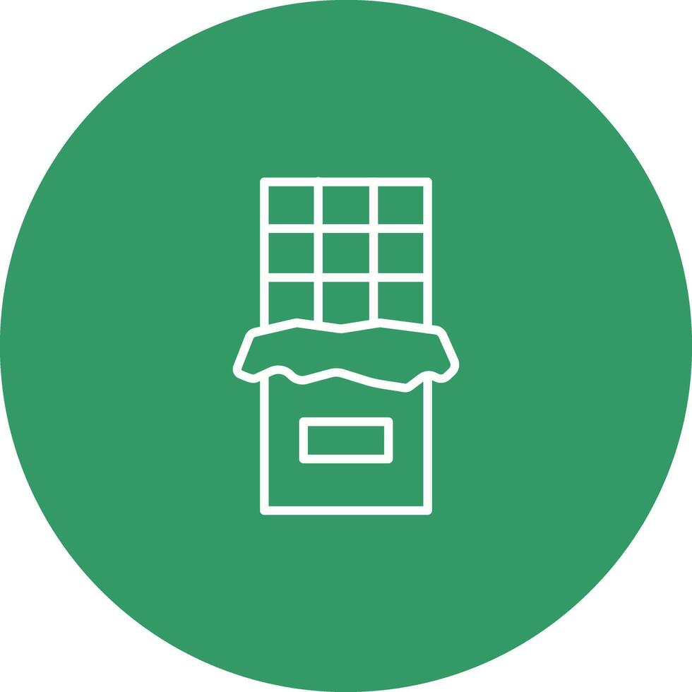 Chocolate Bar Icon Design vector