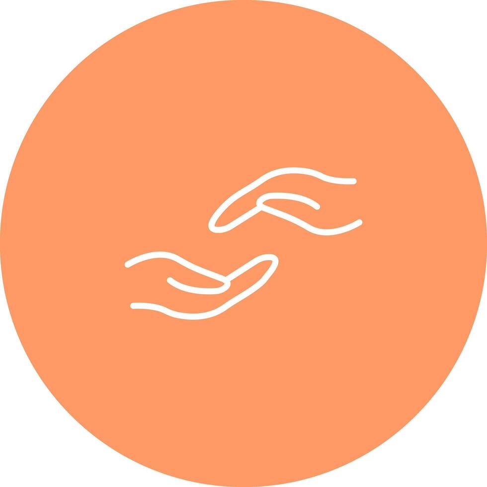 Supportive Hand Icon Design vector
