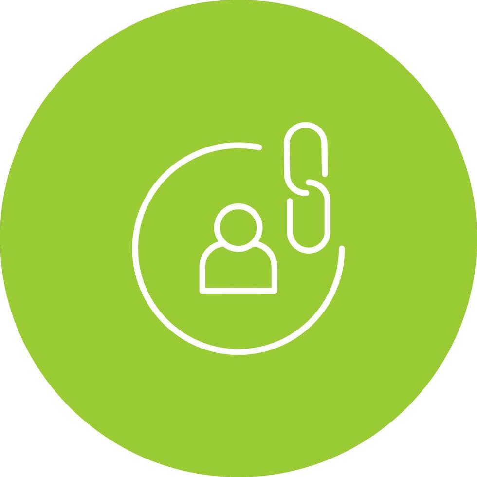 Contact Links Icon Design vector