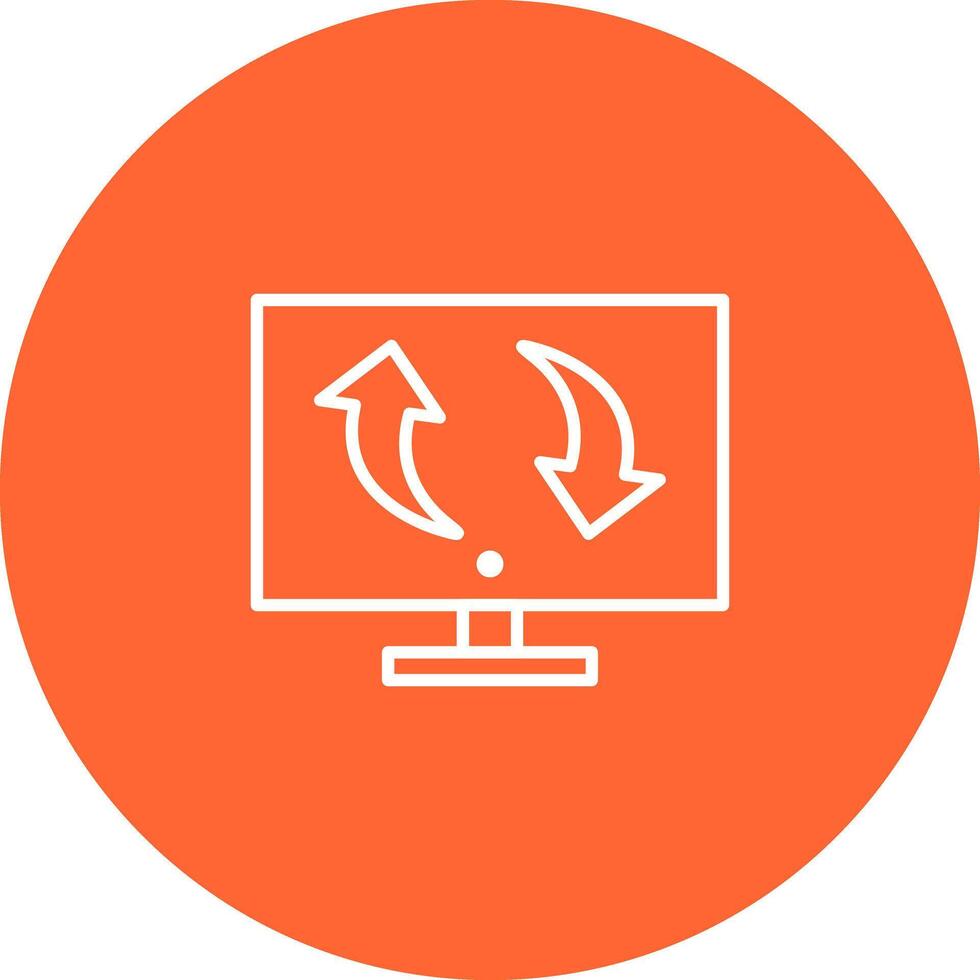 Migrate Icon Design vector