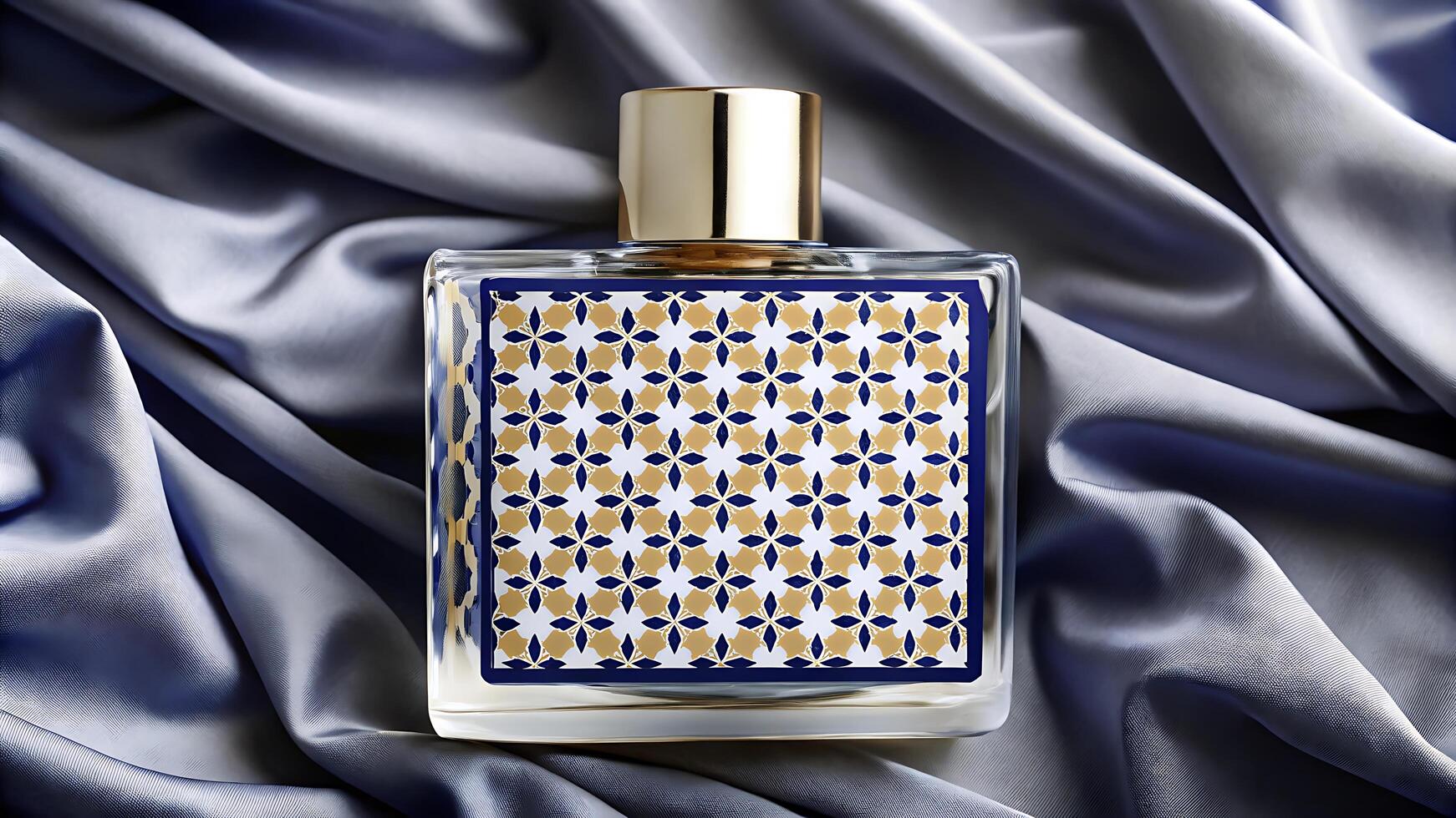 Beautiful Perfume Bottle Mockup photo