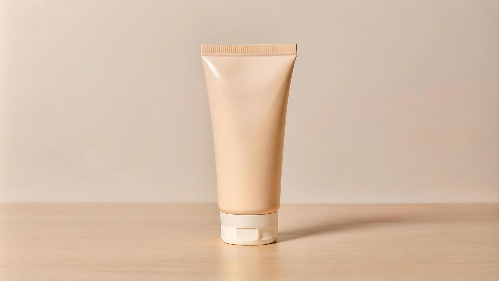 Small Cream Tube Mockup photo