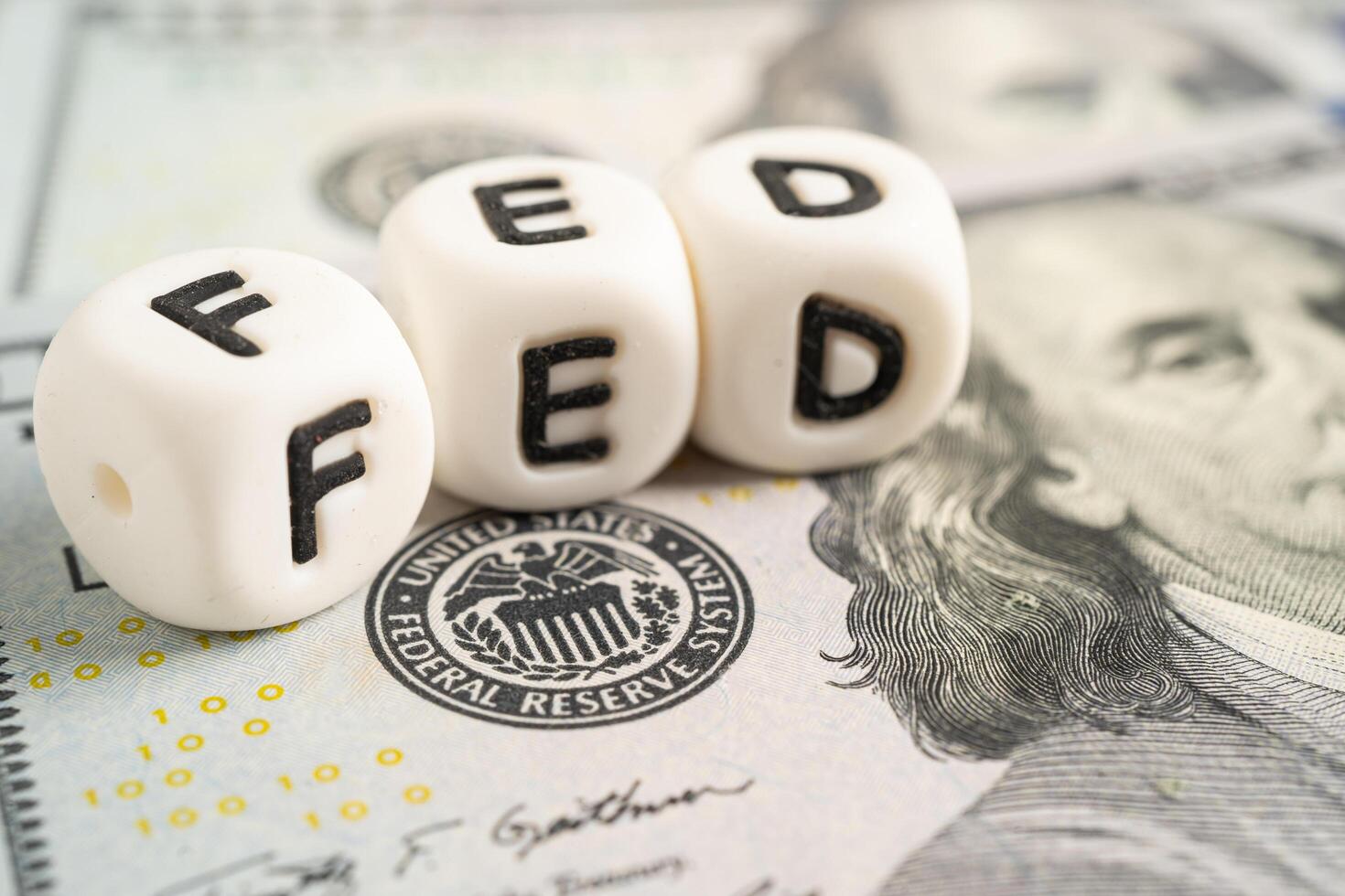 FED The Federal Reserve System, the central banking system of the United States of America. photo