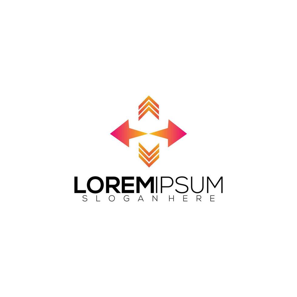 full color illustration logo vector