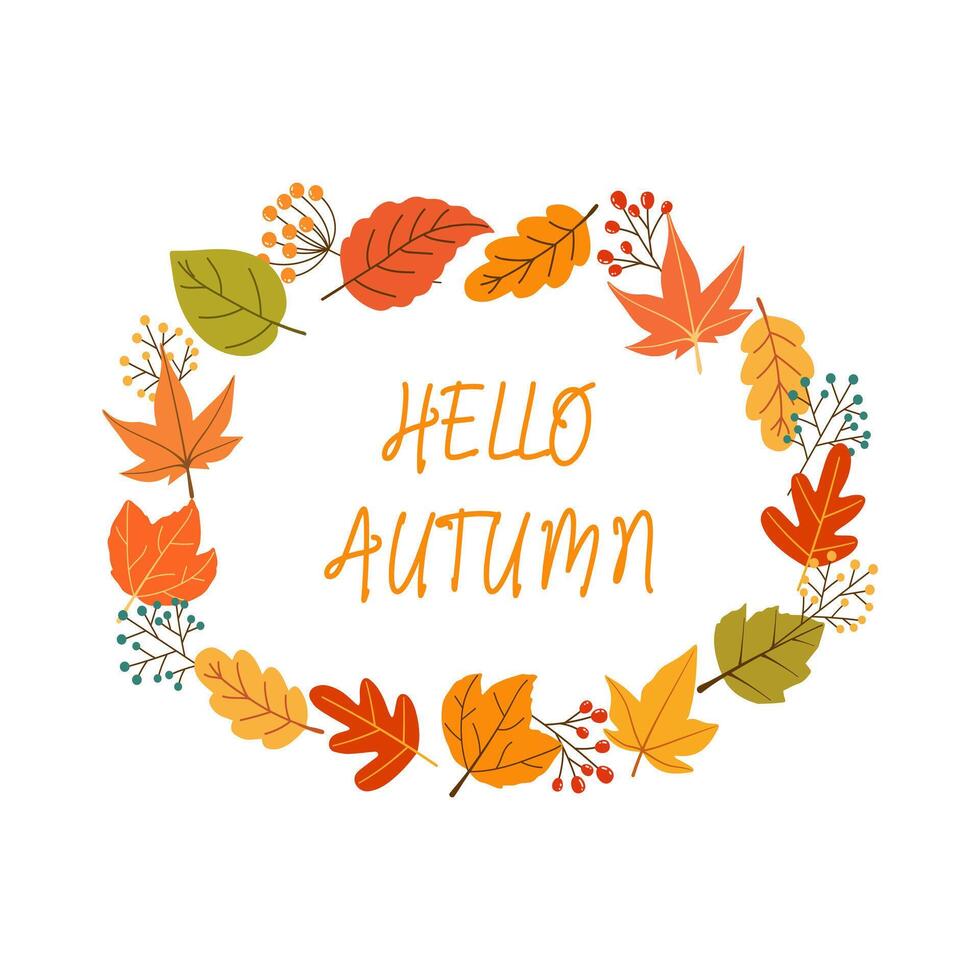 Autumn leaves set . autumn backgrounds posters vector