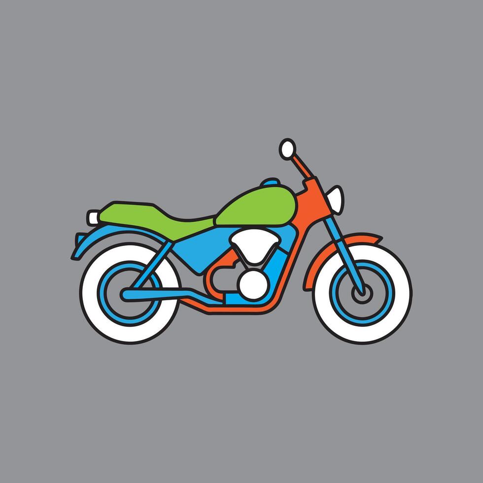 Motorbike design collection vector