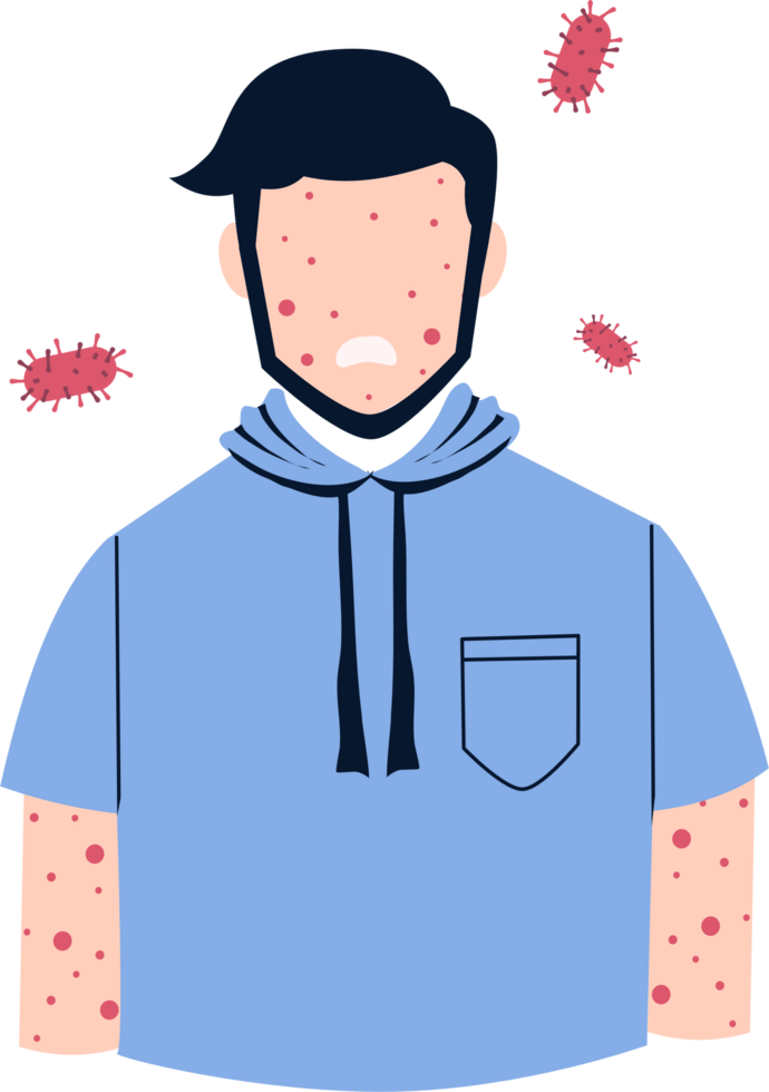 Monkeypox Symptom Illustration png