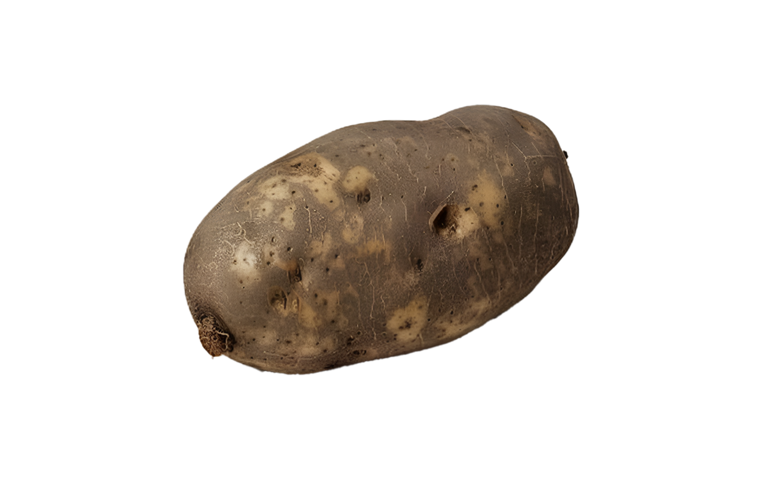 Potato with Mark Isolated on Transparent Background png