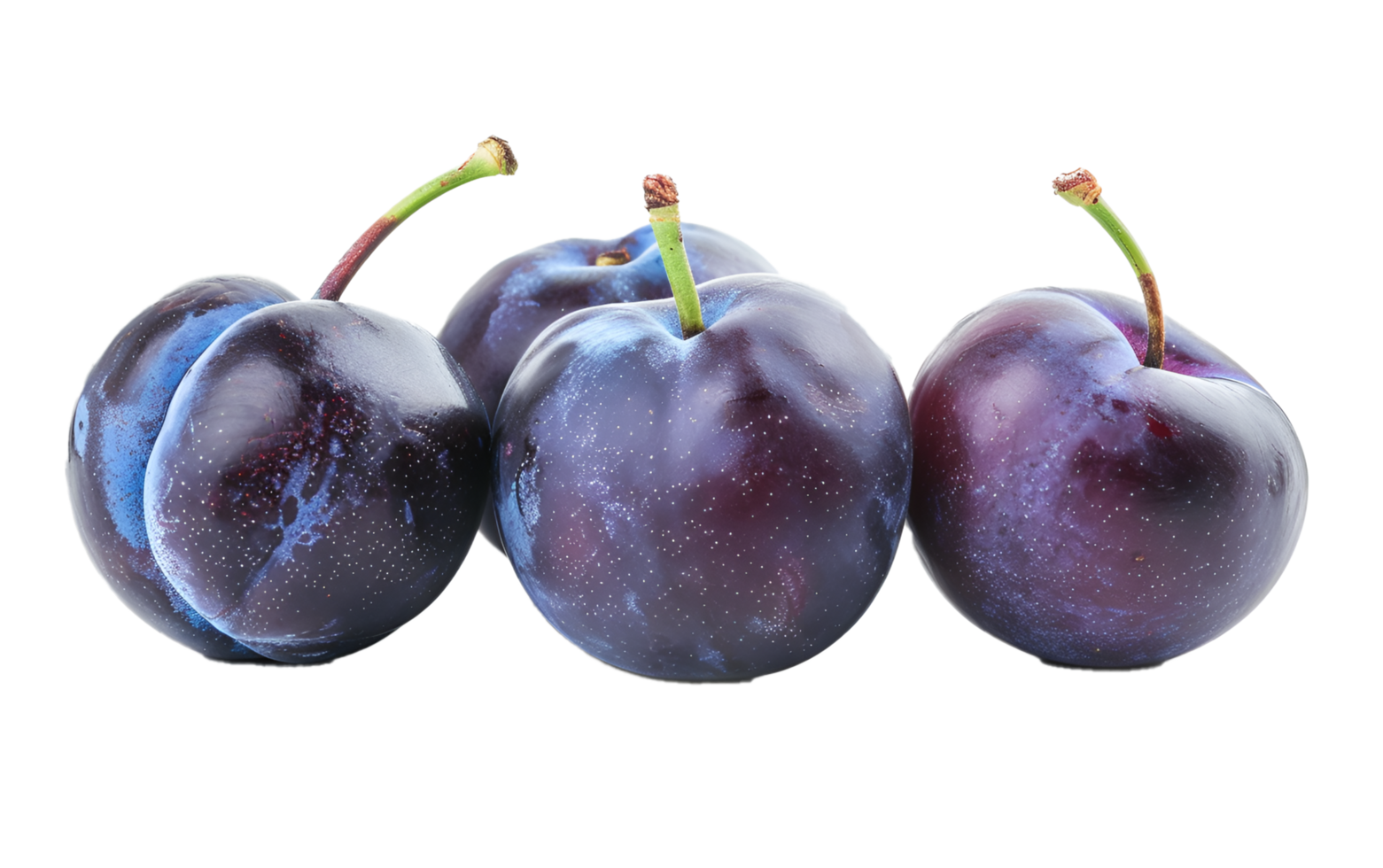 Fresh Ripe Plums On Transparent Background Isolated Transparent Background png