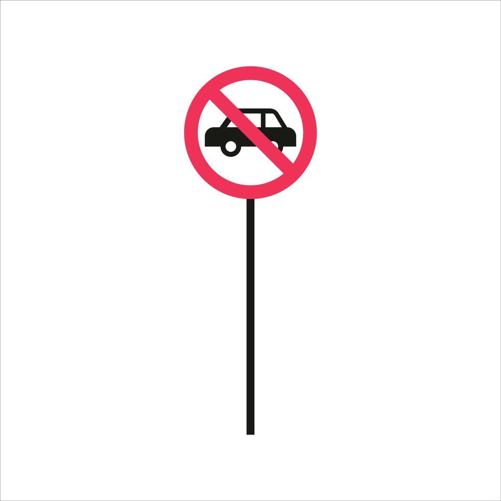 World Car Free Day Design Element Illustration vector