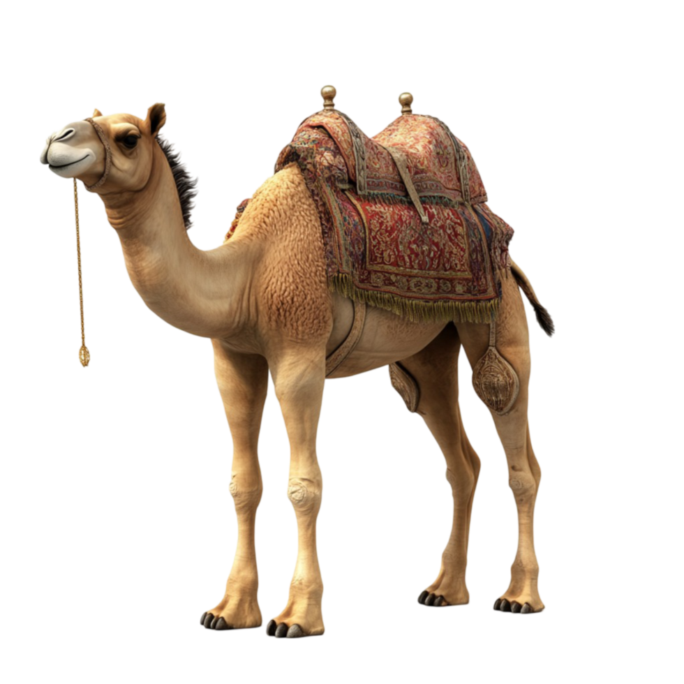 Camel Riding Gear AI-Generative png
