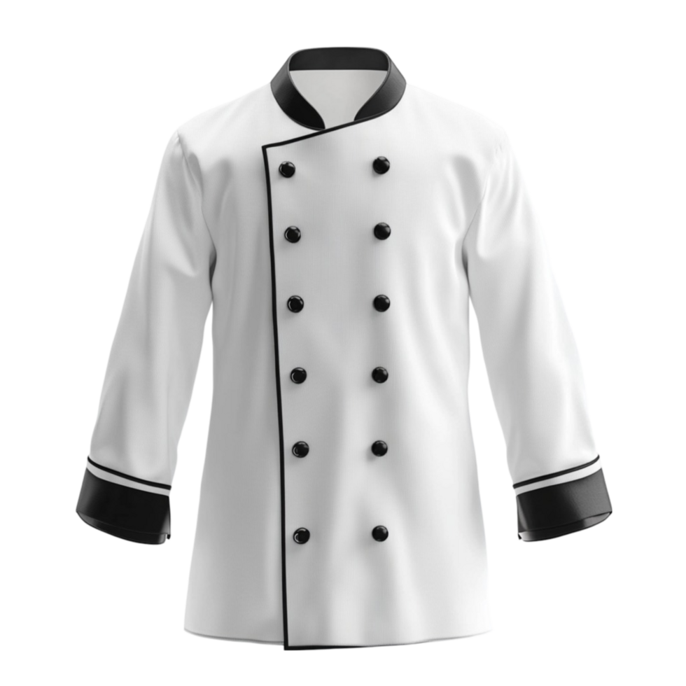 White Chef Coat AI-Generative png
