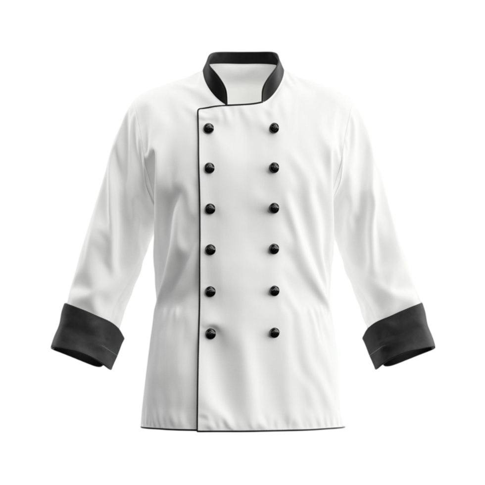 Chef Uniform on Transparent Background AI-Generative png