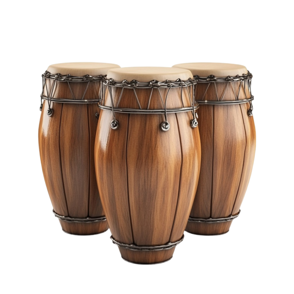 Congas on Transparent Background AI-Generative png