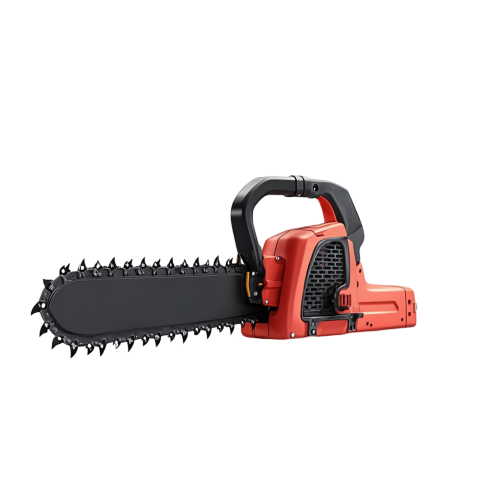 Chainsaw on Transparent Background AI-Generative png