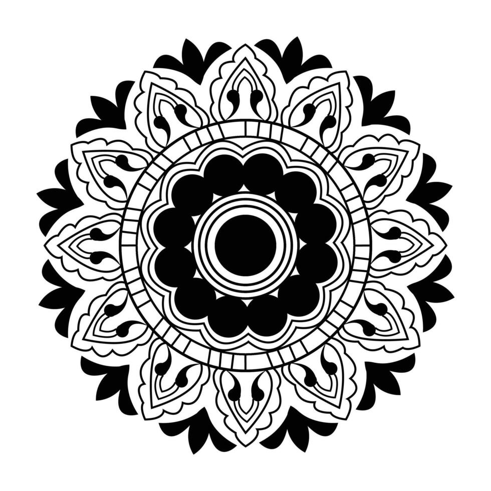 Lineal mandala background concept vector