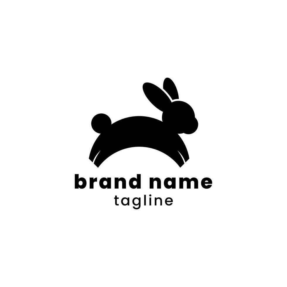 Simple Rabbit Logo vector